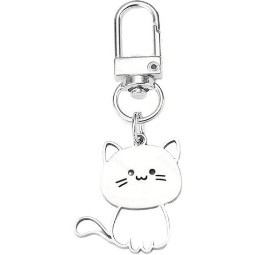 Key Chain, Titanium Čelik, Mačka, bez spolne razlike & šupalj, izvorna boja, Prodano By PC