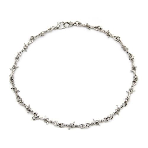 Zinc Alloy Bracelet and Necklace plated punk style & Unisex Sold By PC