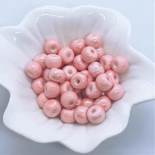 PorseleinJuwelen Beads, Porselein, DIY, meer kleuren voor de keuze, 8x10mm, Gat:Ca 2.6mm, 10pC's/Bag, Verkocht door Bag
