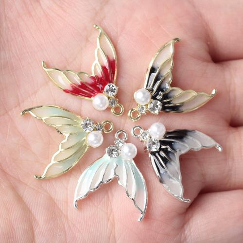 Zink Alloy Halsband, med Harts & Plast Pearl, guldfärg pläterade, DIY & micro bana cubic zirconia, fler färger för val, nickel, bly och kadmium gratis, 20PC/Bag, Säljs av Bag