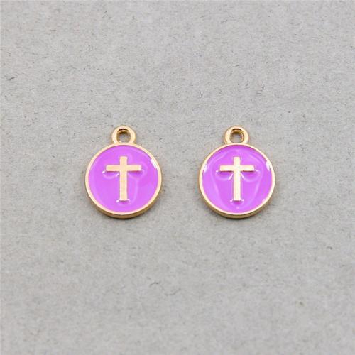 Zinc Alloy émail Pendants, alliage de zinc, Placage, DIY, plus de couleurs à choisir, protéger l'environnement, sans nickel, plomb et cadmium, 12x15x2mm, 100PC/sac, Vendu par sac