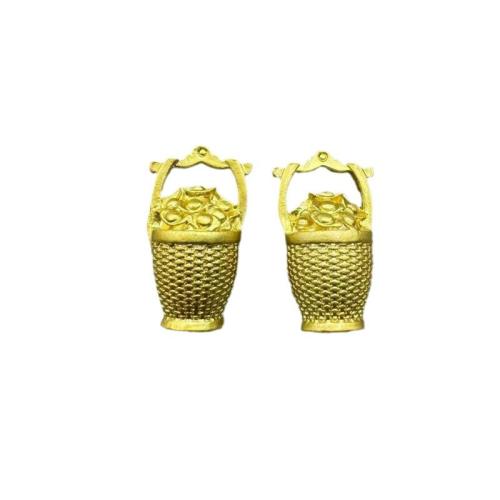 Zinklegering Tool Hangers, Zinc Alloy, Emmer, gold plated, DIY, gouden, 11x20mm, 100pC's/Bag, Verkocht door Bag