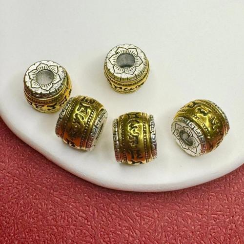 Zinklegering Sieraden Kralen, Zinc Alloy, gold plated, DIY, gouden, 11.50x9mm, 100pC's/Bag, Verkocht door Bag
