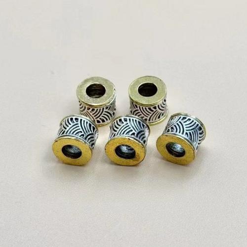 Zinc Alloy šperky Korálky, Zinek, DIY, více barev na výběr, 10x8.50mm, 100PC/Bag, Prodáno By Bag