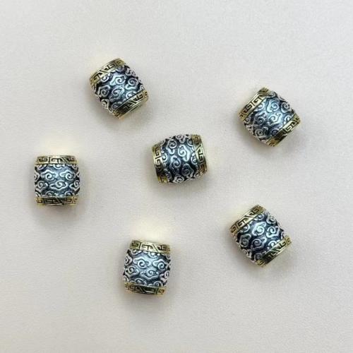 Zink Alloy Smycken Pärlor, silver pläterad, DIY, silver, 11x12mm, 100PC/Bag, Säljs av Bag