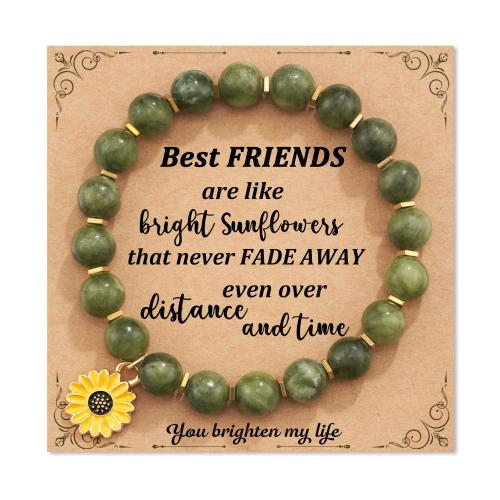 Afrikaans Turquoise Armband, met Zebra Jaspis & Zinc Alloy, Zonnebloem, handgemaakt, verschillende stijlen voor de keuze & voor vrouw & glazuur, Lengte Ca 6-10 inch, Verkocht door PC