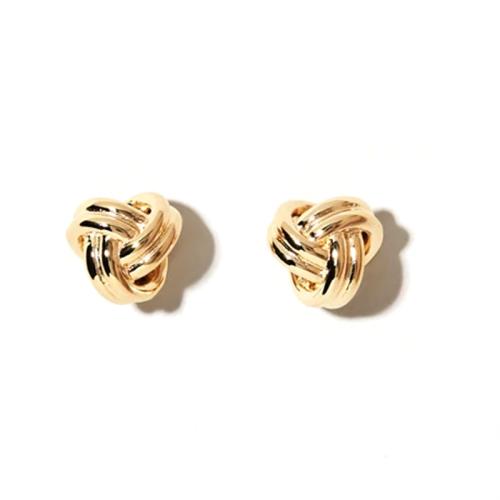 銅 スタッドイヤリング, 幾何学パターン, メッキ, ファッションジュエリー & 女性用, 無色, 6mm, 売り手 ペア