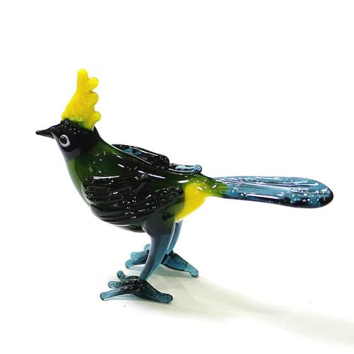 Glass Decoration Bird DIY mixed colors Sold By PC