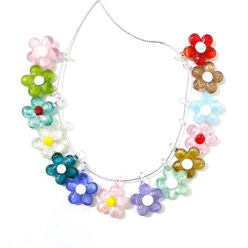 Glass Pendant Flower DIY Sold By PC