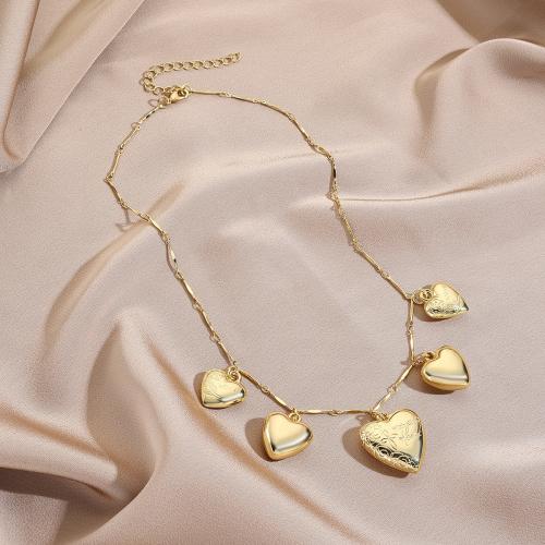 Zinc Alloy Jewelry Necklace plated fashion jewelry & for woman golden Sold By PC