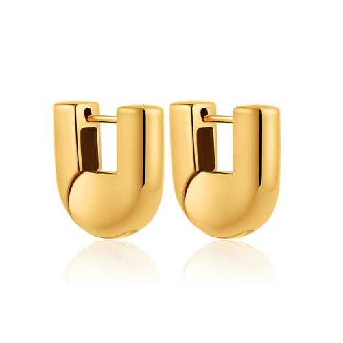 Brass Drop Earring plated fashion jewelry & for woman Sold By Pair