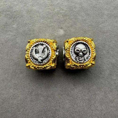 Zinc Alloy Jewelry Beads silver color plated DIY silver color 11mm Sold By Bag