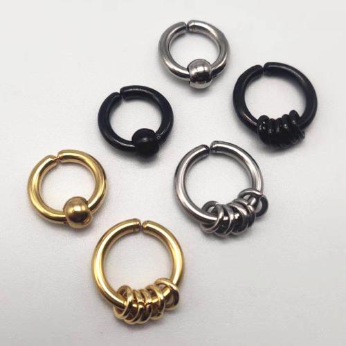 304 roestvrij staal Earring Cuff, plated, uniseks & verschillende stijlen voor de keuze, Verkocht door PC