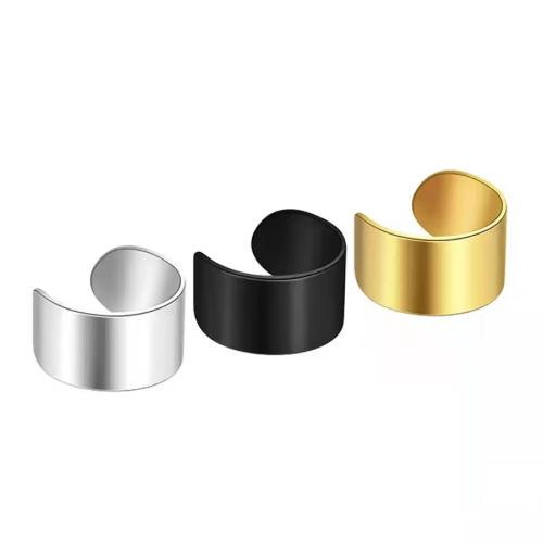 304ステンレススチール イヤリングカフス, メッキ, ファッションジュエリー & ユニセックス, 無色, 10x6mm, 売り手 パソコン