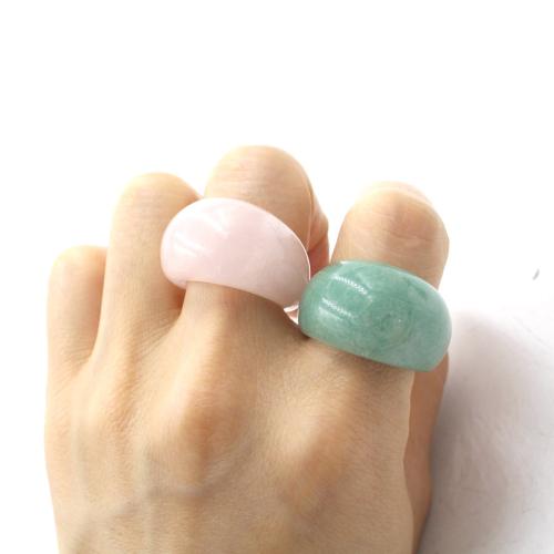 Edelstein Fingerring, Naturstein, Modeschmuck, keine, The diameter of the ring opening is approximately 18mm, verkauft von PC