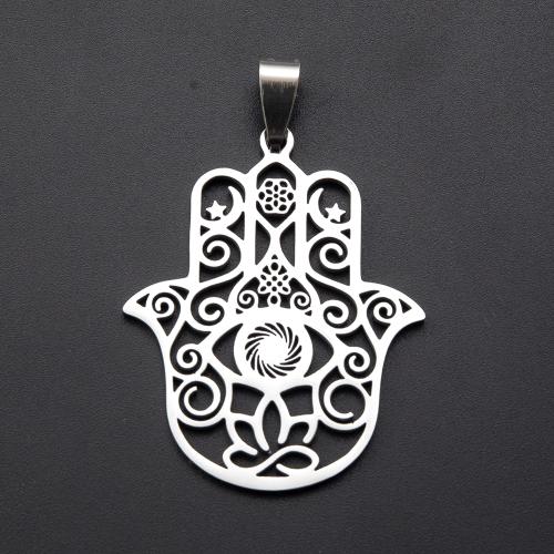Stainless Steel Pendants 304 Stainless Steel silver color plated DIY silver color Sold By PC