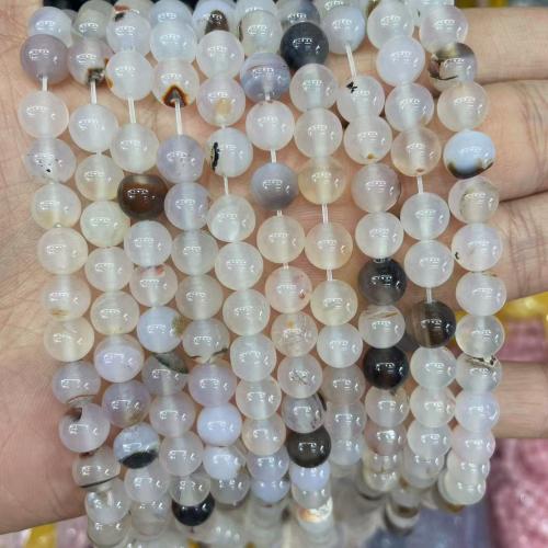 Agate Beads Round DIY mixed colors Sold By Strand