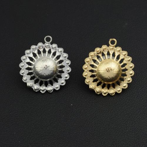 Zinc Alloy Pendants with Plastic Pearl silver color plated DIY & micro pave cubic zirconia Sold By PC