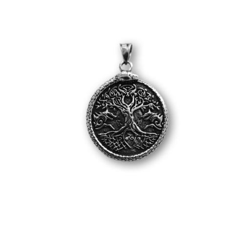 Pendentifs en titane, Acier titane, Plat rond, poli, Vintage & DIY, pendant length 30-40mm, Vendu par PC
