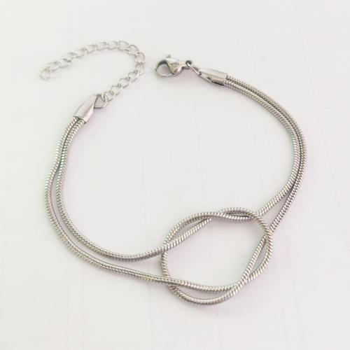 Bracelet en acier inoxydable Set, Acier inoxydable 304, Placage, bijoux de mode, plus de couleurs à choisir, Vendu par PC