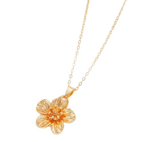 Zinc Alloy Jewelry Necklace plated fashion jewelry & for woman golden Sold By PC