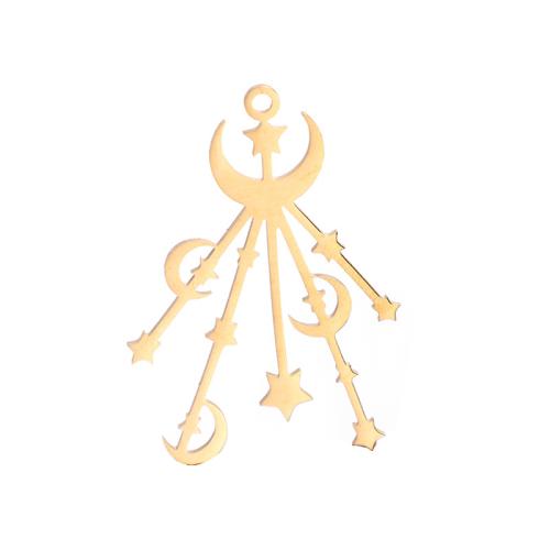 Roestvrij stalen sieraden Hangers, 304 roestvrij staal, plated, DIY, meer kleuren voor de keuze, 10pC's/Bag, Verkocht door Bag