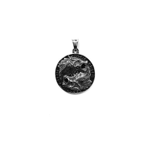 Pendentifs en titane, Acier titane, loup, poli, DIY, plus de couleurs à choisir, pendant length 30-40mm, Vendu par PC