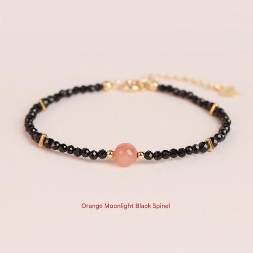 Quartz Karkötők, Természetes Quartz, galvanizált, divat ékszerek, kevert színek, Length16cm+5cm, Által értékesített PC