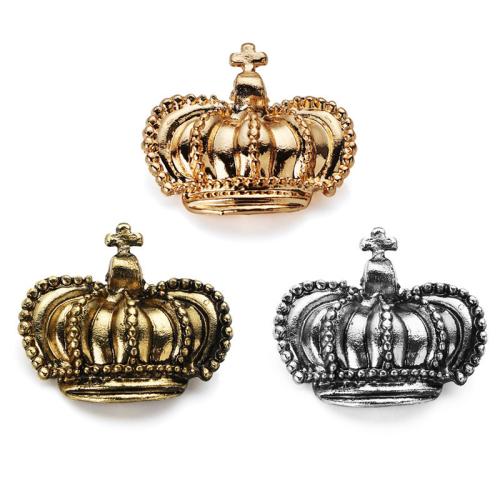 Zinc Alloy Brooches Crown plated vintage & Unisex Sold By PC