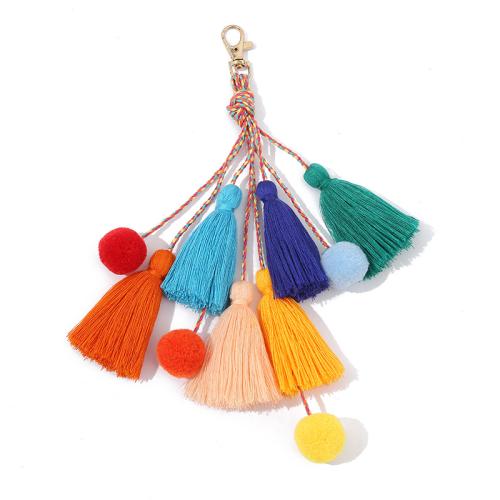 Hanging Ornaments Cotton Thread with Zinc Alloy Tassel fashion jewelry & Unisex 210mm Sold By PC