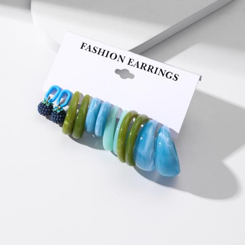 Acrylic Jewelry Earring fashion jewelry Sold By Set