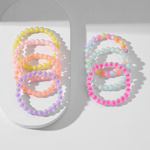 Pulseras de resina, Joyería, más colores para la opción, 7PCs/Set, Vendido por Set
