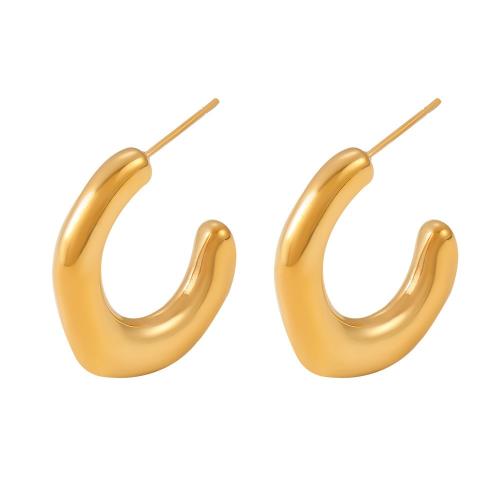 Roestvrij staal Stud Earrings, 304 roestvrij staal, plated, mode sieraden & voor vrouw, meer kleuren voor de keuze, Verkocht door PC