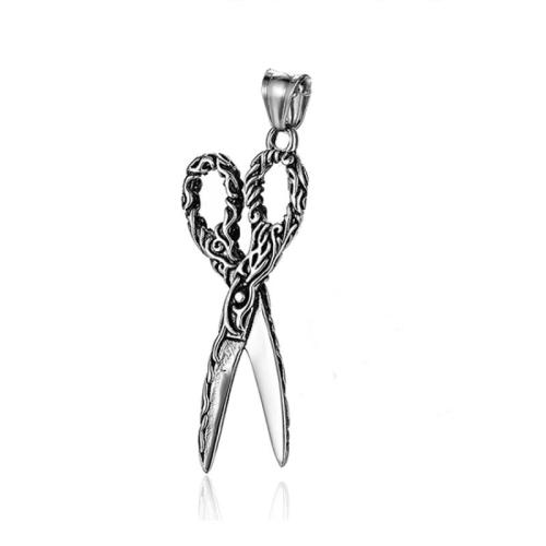 titanové přívěsky, Titanium ocel, Nůžky, á, Vintage & DIY, více barev na výběr, 24x56mm, Prodáno By PC