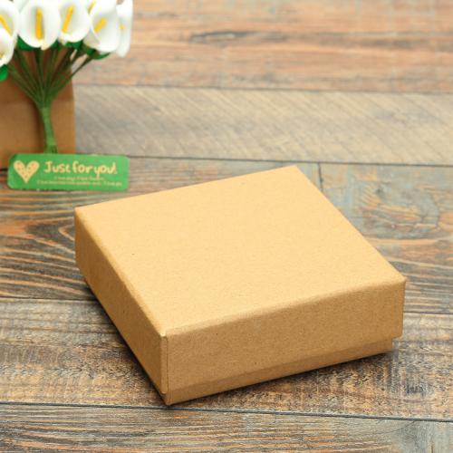 Nakit Gift Box, Papir, otporno na prašinu & različite veličine za izbor, žut, Prodano By PC