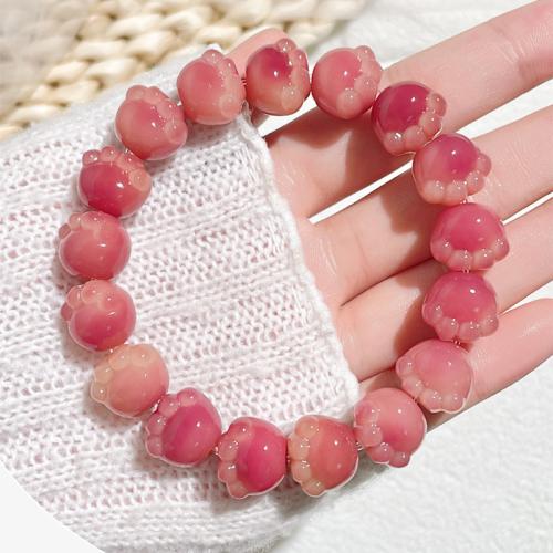 Bodhi racine bracelet, Griffe, bijoux de mode & unisexe, plus de couleurs à choisir, beads length 12-13mm, Longueur Environ 7 pouce, Vendu par PC