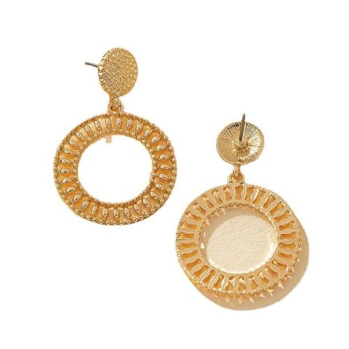 Sinc Alloy Earrings, plátáilte, jewelry faisin & do bhean, órga, Díolta De réir Péire