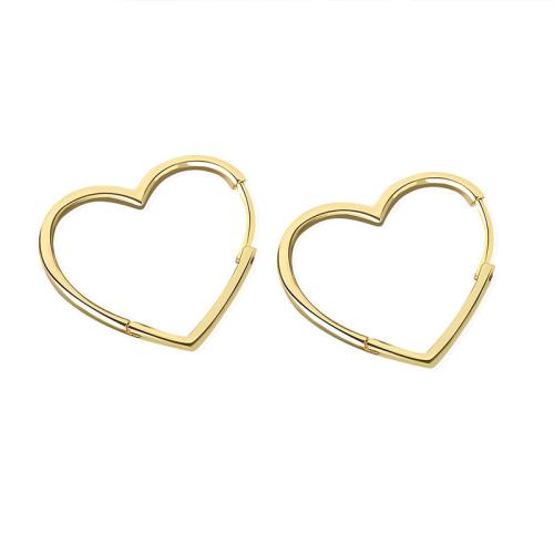 Zinc Alloy Lever Back Earring Heart plated for woman & hollow Sold By Pair