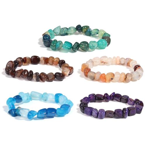 Bracelet Jewelry Agate, jewelry faisin, dathanna níos mó le haghaidh rogha, 210mm, Díolta De réir PC
