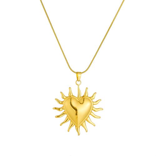 Stainless Steel Jewelry Necklace 304 Stainless Steel gold color plated fashion jewelry & for woman Sold By PC