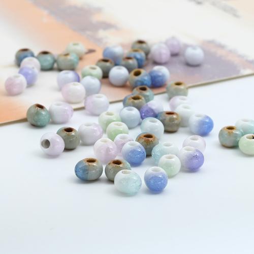 Printing Porcelain Beads fashion jewelry Sold By Bag