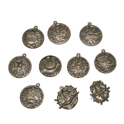 Rostfritt stål Smycken Hängen, 304 rostfritt stål, silver pläterad, DIY, silver, Säljs av PC