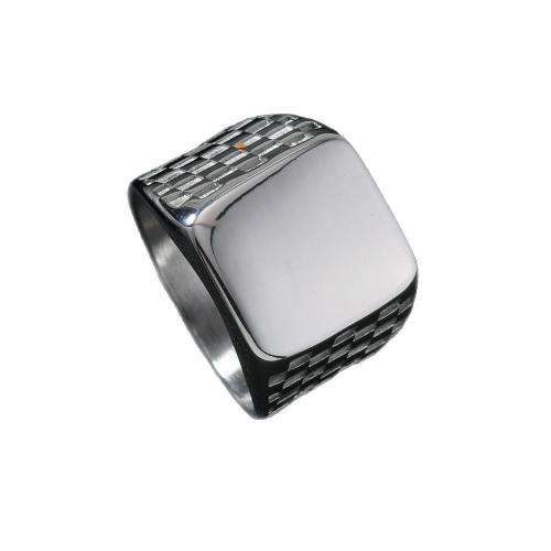 Stainless Steel Finger Ring 304 Stainless Steel plated  & for man original color Sold By PC