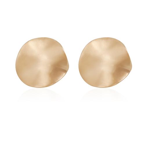 Sinc Alloy Graí Earring, plátáilte, jewelry faisin & do bhean & Neamhlonrach, órga, Díolta De réir Péire