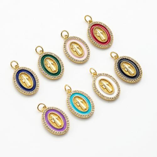 Cubic Zirconia Micro Pave bronze Pingente, cobre, banhado, DIY & micro pavimento em zircônia cúbica, Mais cores pare escolha, 13.80x2.37x23.90mm, vendido por PC