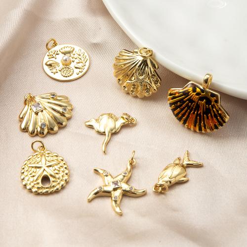 Cubique Pendentif en laiton zircon pavent, avec perle de plastique, Placage, DIY & pavé de micro zircon, plus de couleurs à choisir, protéger l'environnement, sans nickel, plomb et cadmium, 25.10x4.50x22.41mm, Vendu par PC