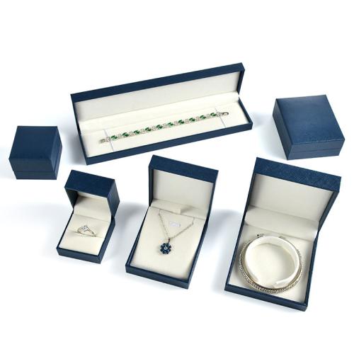 Leatherette Paper Gift Box with Plastic Sold By PC