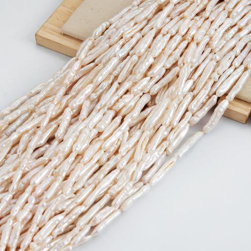 Freshwater Pearl Beads Biwa DIY white Sold By Strand