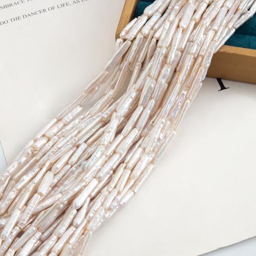 Freshwater Pearl Beads Biwa DIY white Sold By Strand
