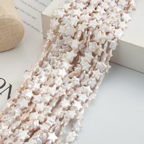 Freshwater Pearl Beads Star DIY white Sold By Strand